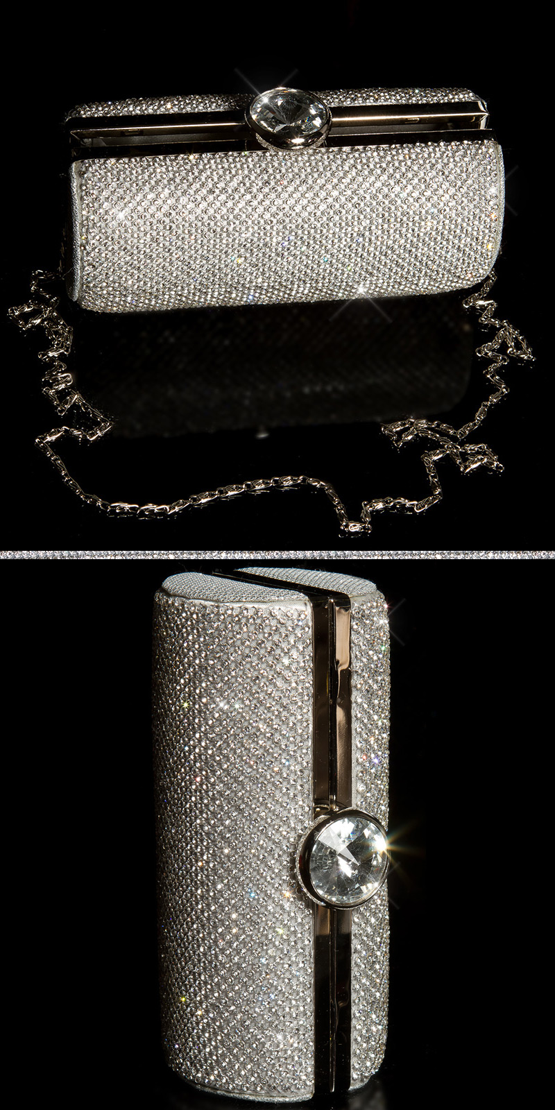 Strass Clutch mit Kette