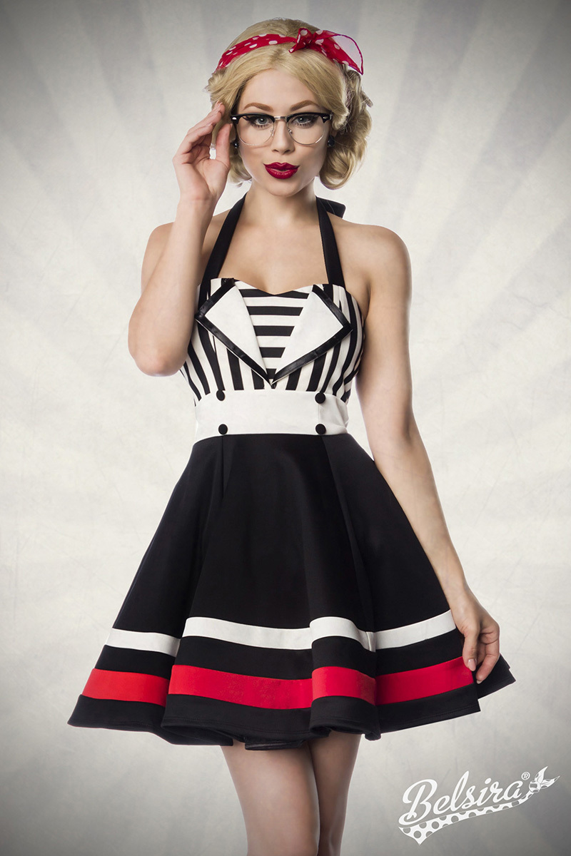 Retro Neckholder-Kleid Retro Neckholder-Kleid