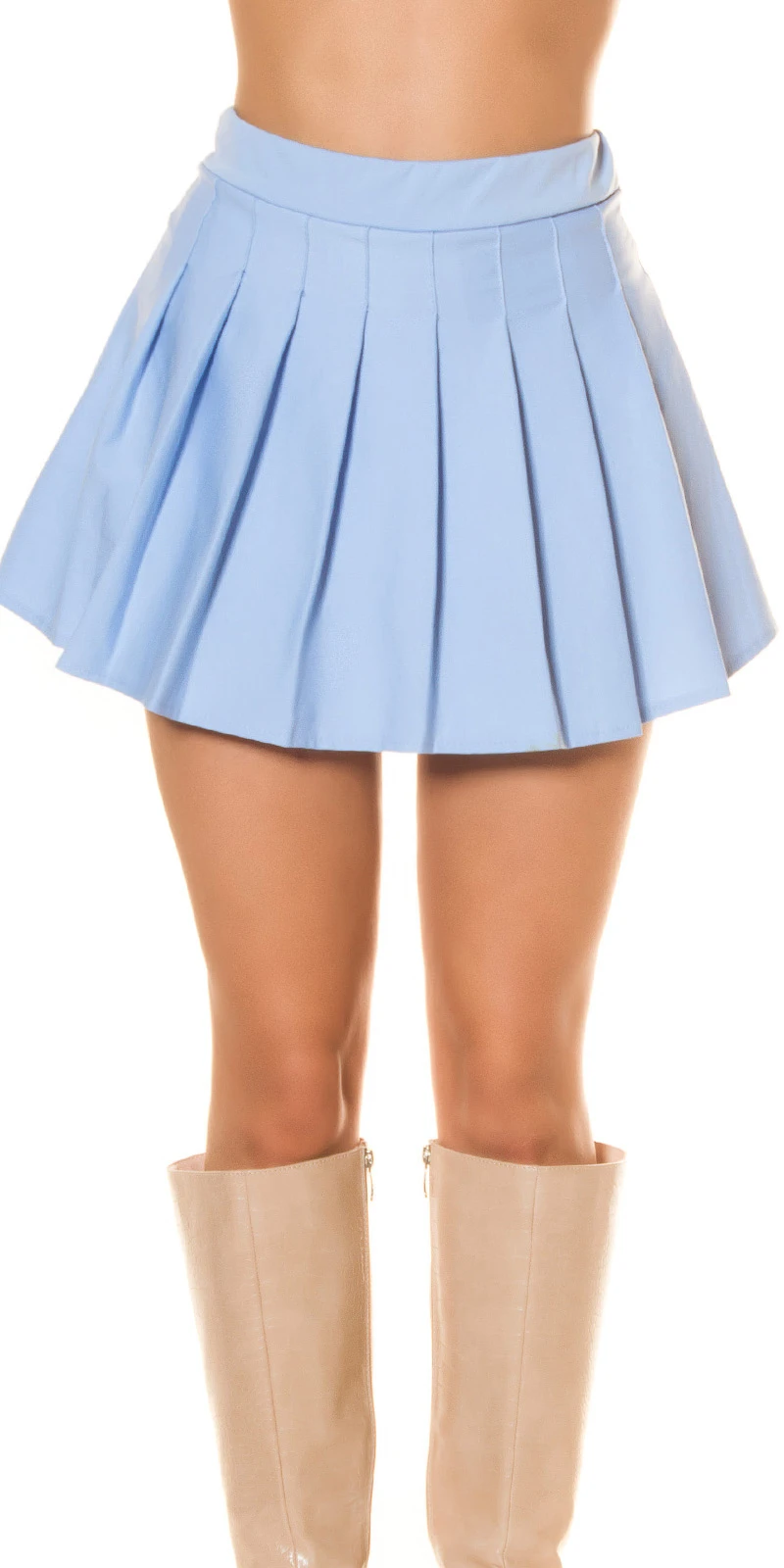 Schwungvoller Minirock mit Kellerfalten, Highwaist-Schnitt und integrierter Hotpants für Komfort und Style! Schwungvoller Minirock mit Kellerfalten, Highwaist-Schnitt und integrierter Hotpants für Komfort und Style!