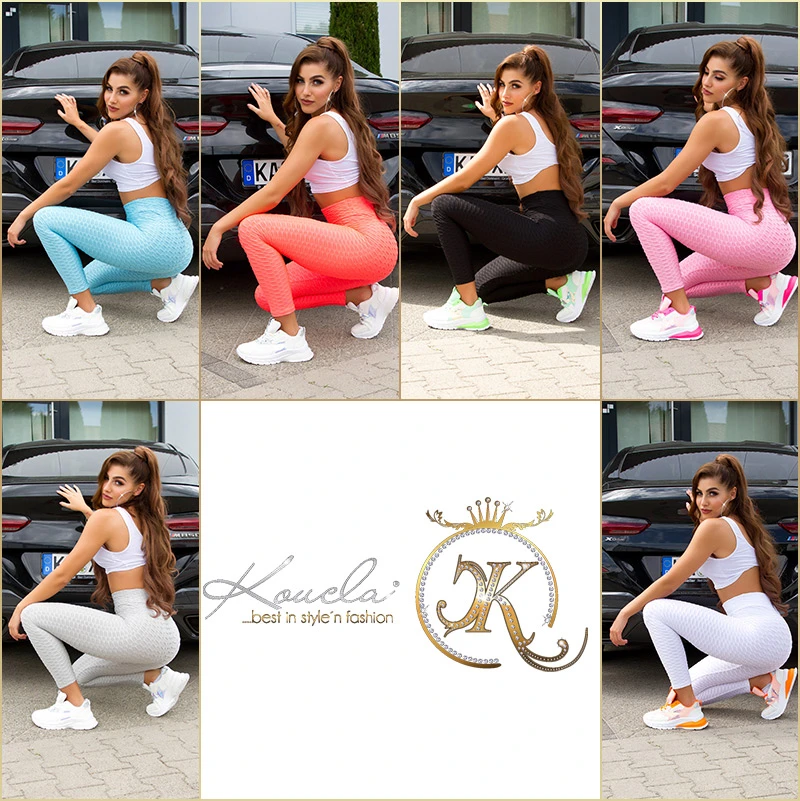 Fitness High Waist Leggings mit Struktur Fitness High Waist Leggings mit Struktur