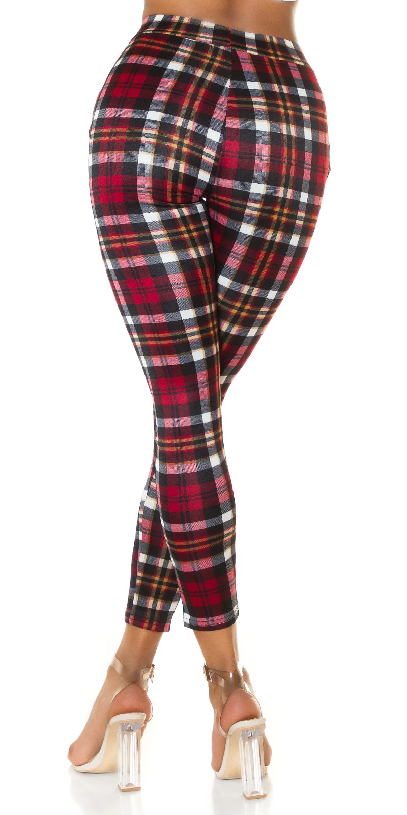 Karo Printed High Waist Business Look Treggings Karo Printed High Waist Business Look Treggings