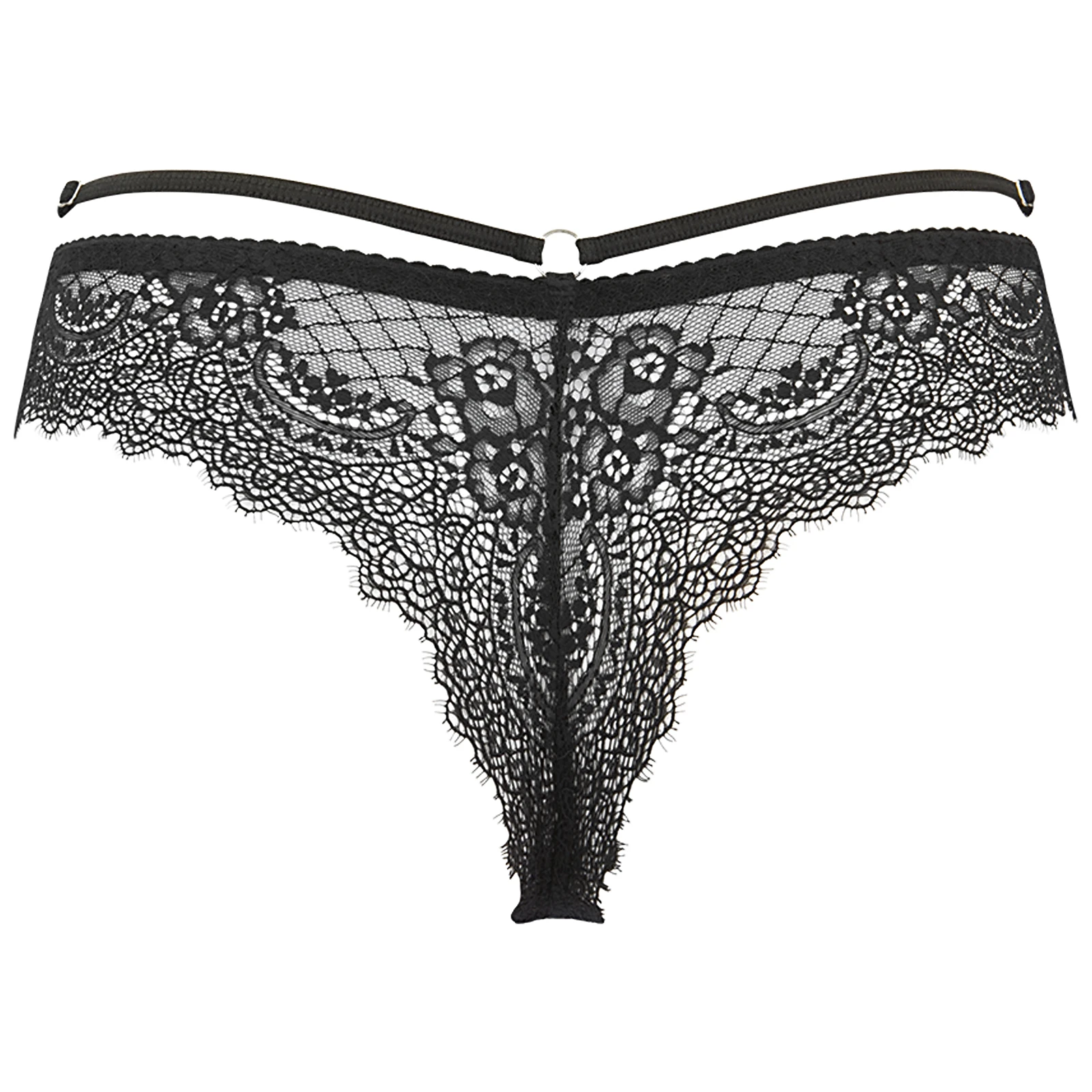 Axami Sexy Tanga aus edler Spitze mit Zierriemchen