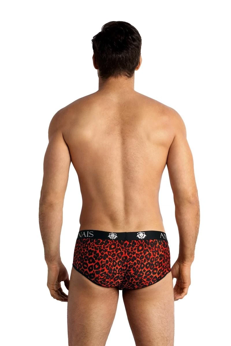 Herren Brief Shorts AM052673 Tribal mit Animal Print von Anais for Men