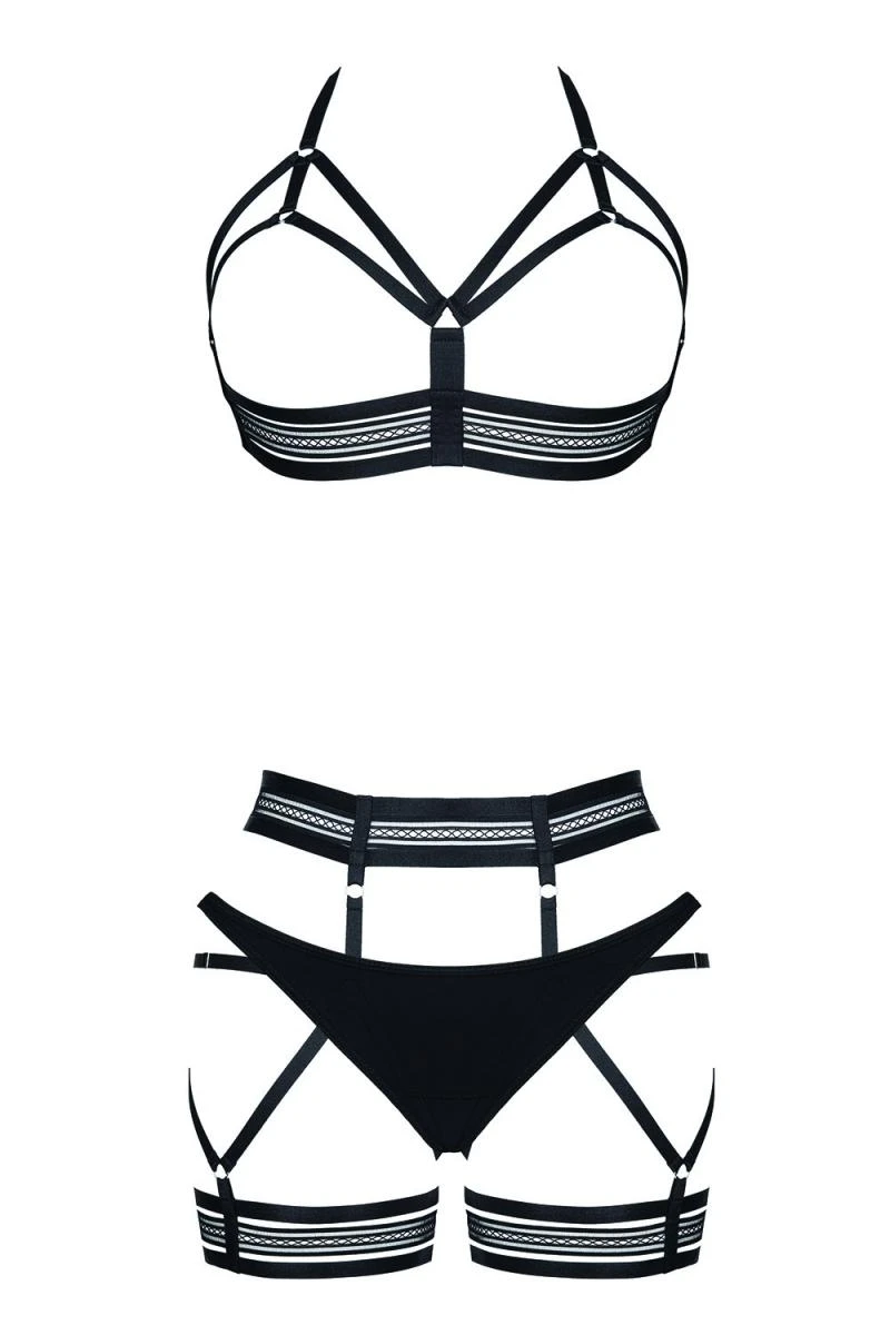 Dessous Set mit Strumpfhaltergürtel LX Collection