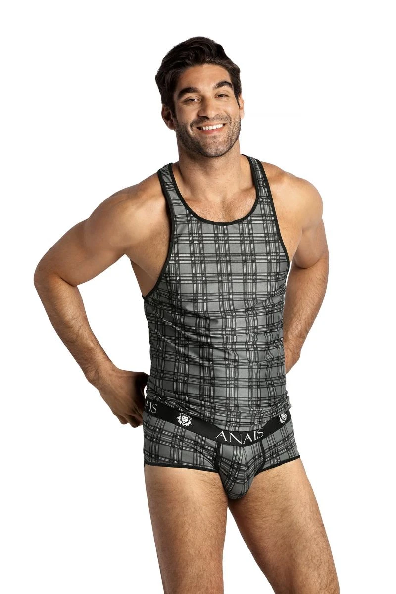 Herren Tank Top im Karo Muster von Anais for Men