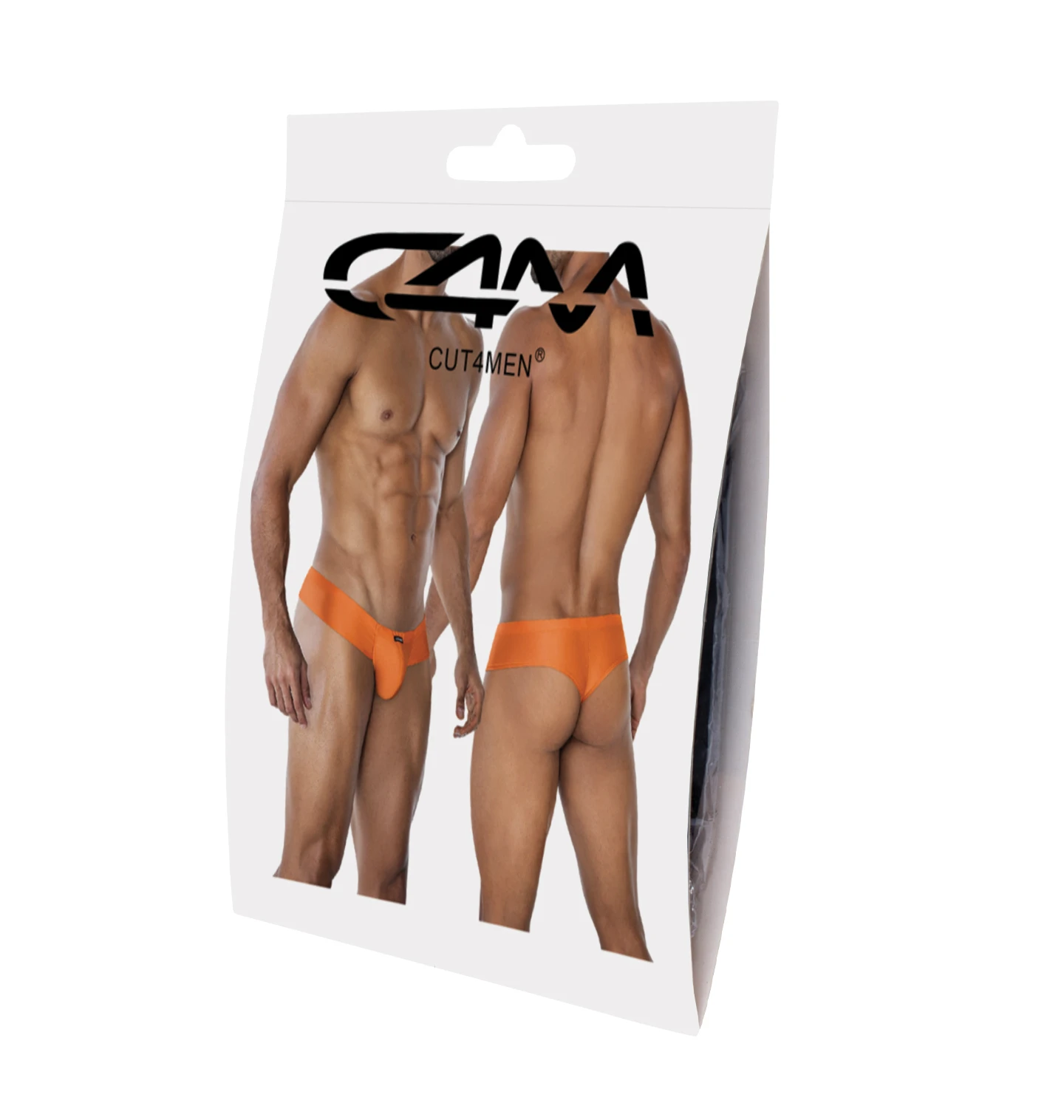 Hybryd Cheeky Brief C4MSPX22, Markanter Cheeky Brief aus softer Mikrofaser mit Längsnaht, geformtem Suspensorium und gummiertem Logo für maskulinen Style