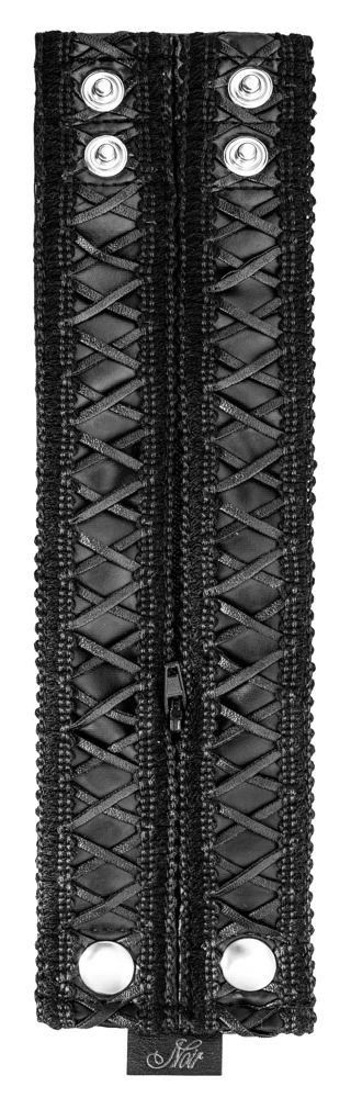 F326 Handgelenk-Geldbörse mit verstecktem Reißverschluss von Noir Handmade