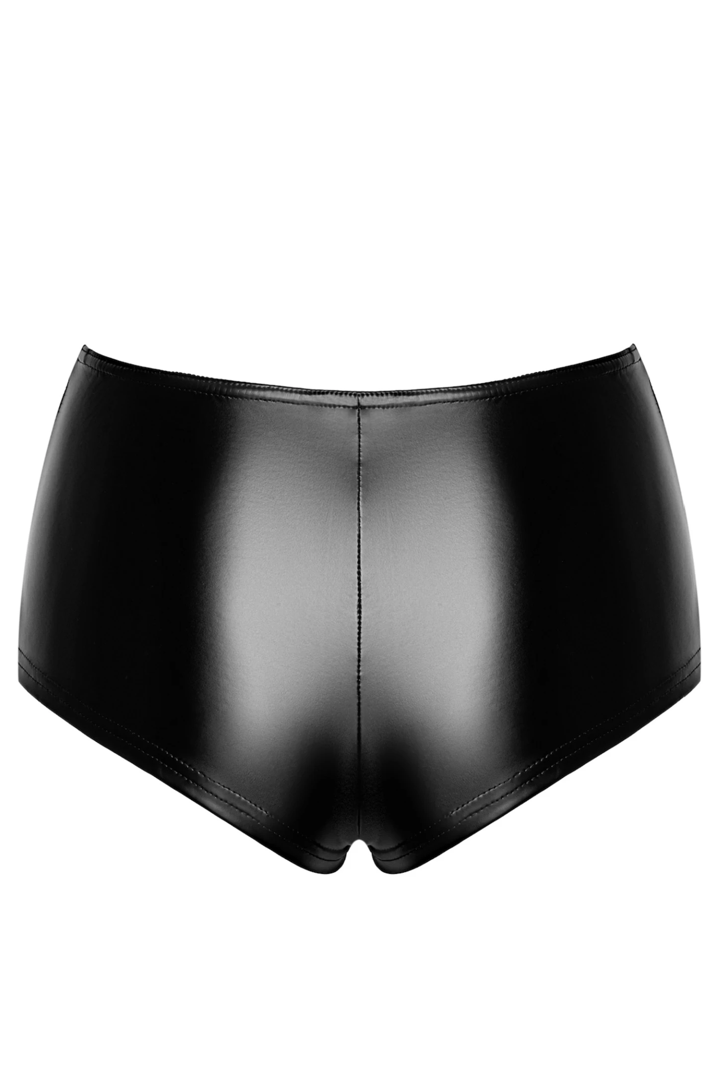 F335 Wetlook Shorts, Figurbetonte Shorts mit hohem Taillenbund, Sinnliche Eleganz aus dehnbarem, glattem Material für stilvolle Outfits!