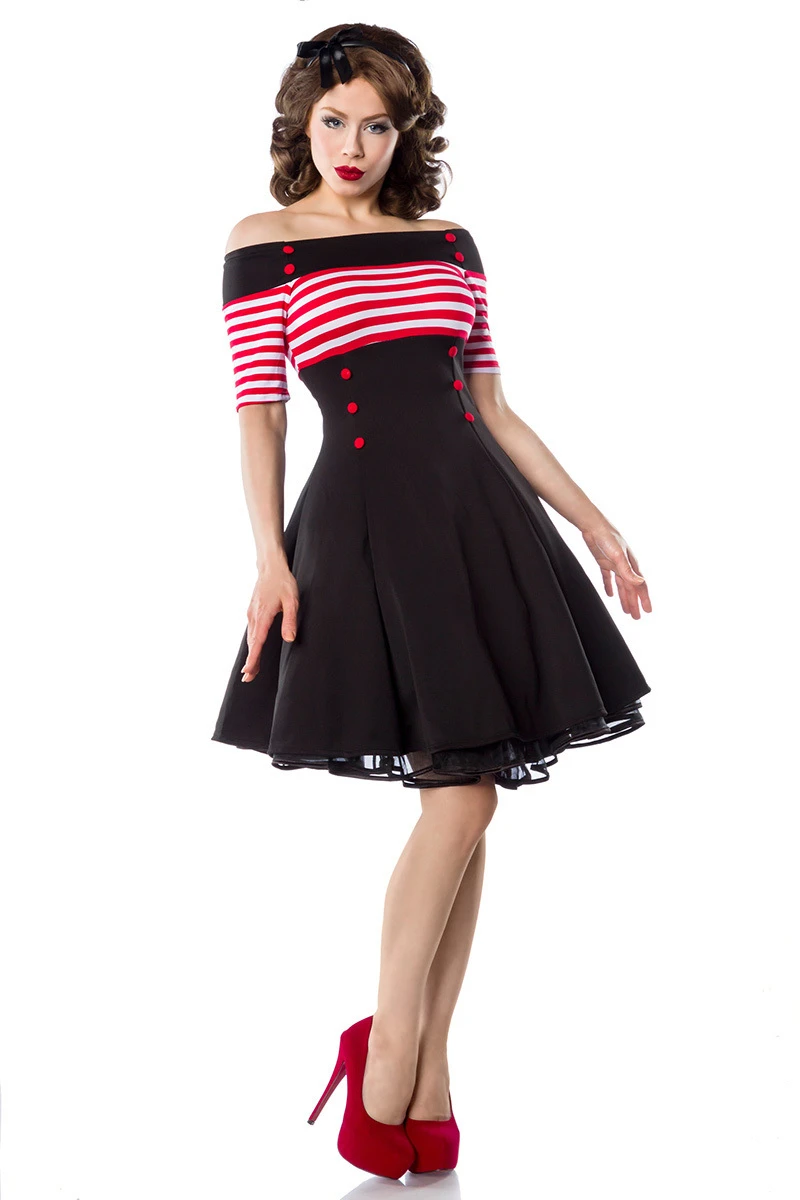 Reizendes Rockabilly Vintage-Kleid Reizendes Rockabilly Vintage-Kleid