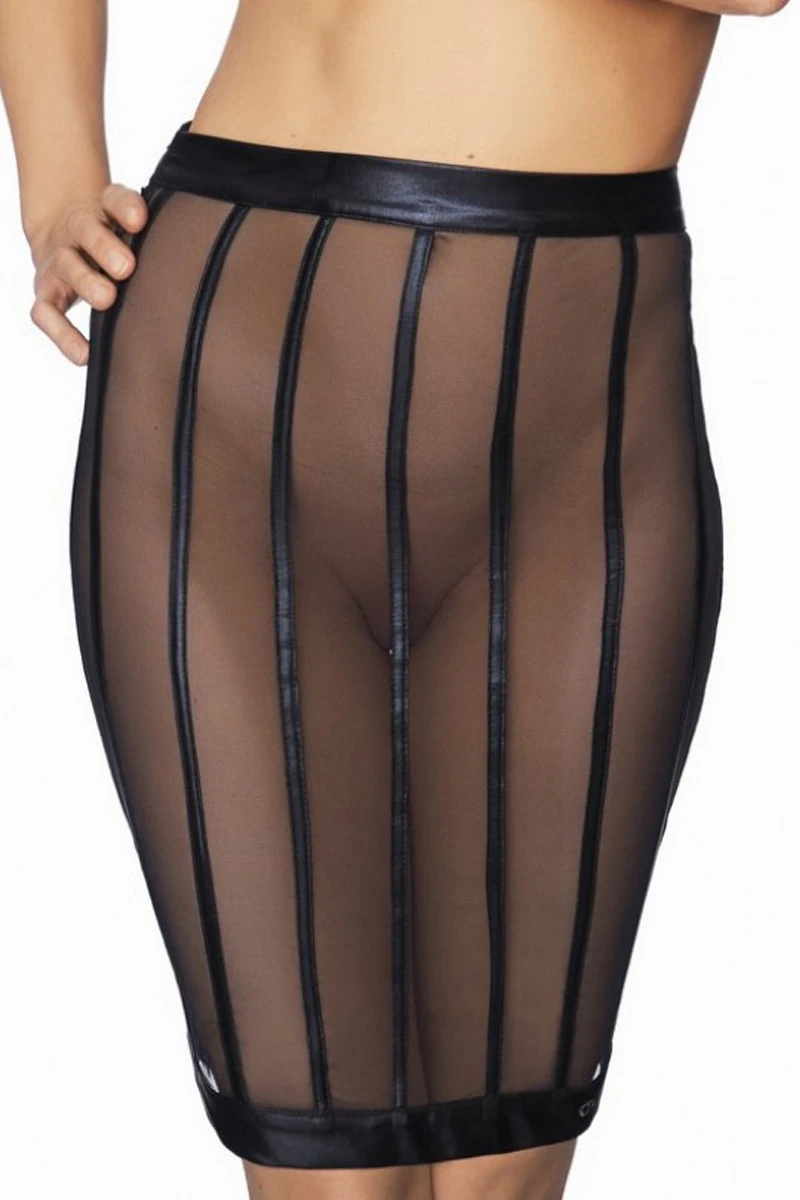 Schwarzer Rock Socorro  von 7-Heaven Dessous