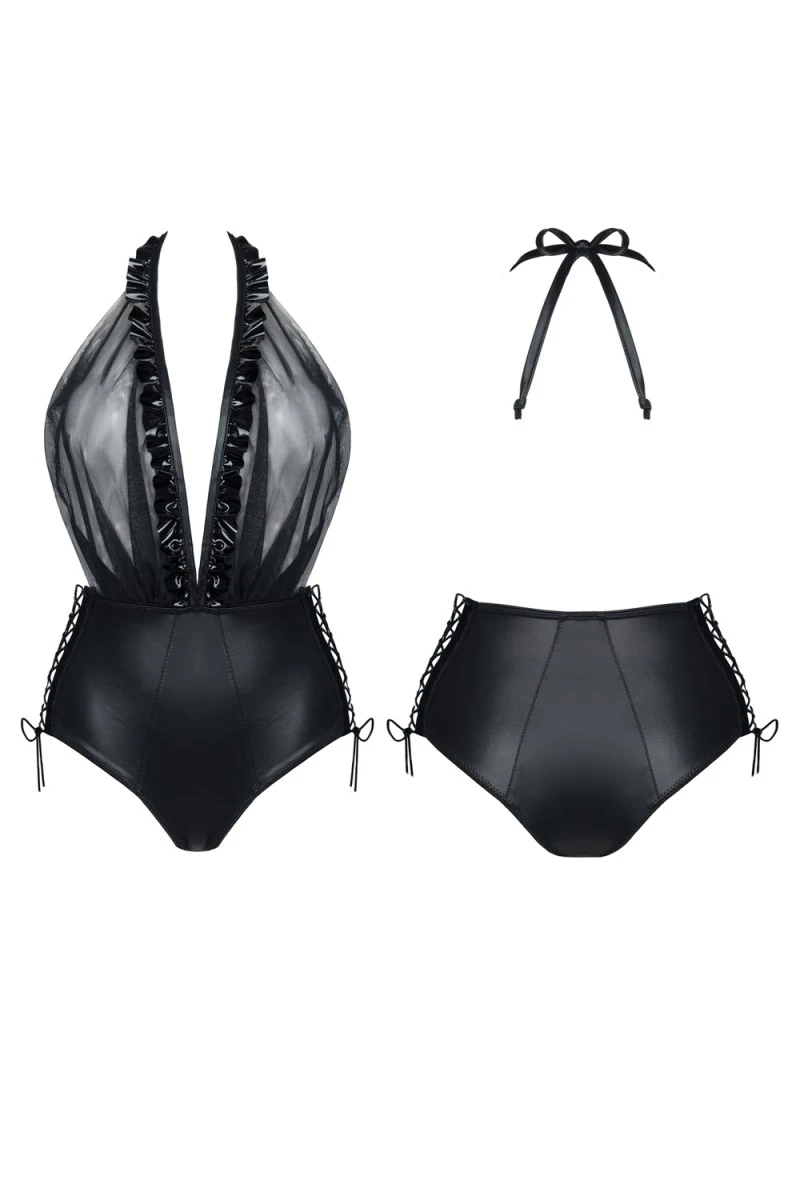 Aufregender Neckholder Body mit Tüll