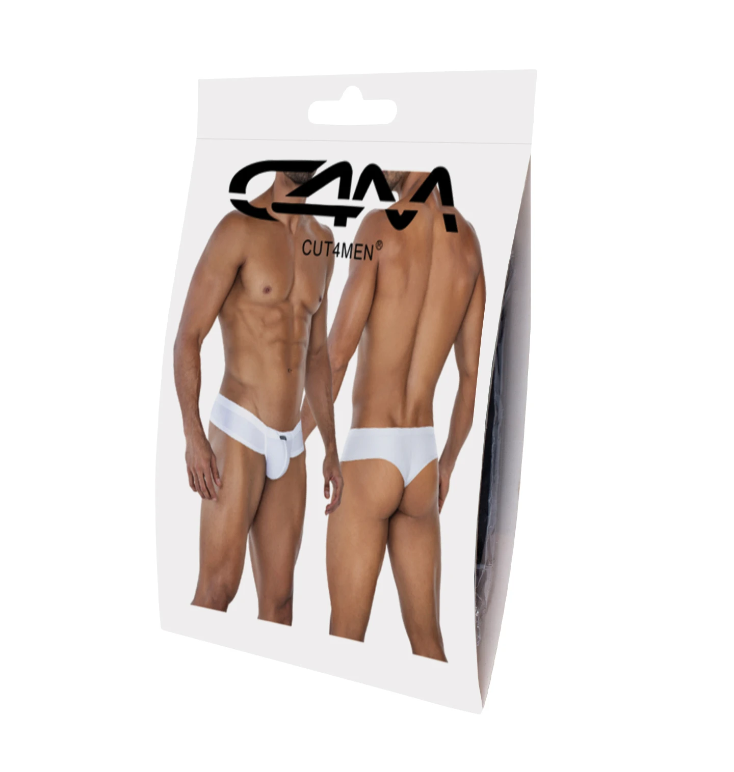 Hybryd Cheeky Brief C4MSPX22, Markanter Cheeky Brief aus softer Mikrofaser mit Längsnaht, geformtem Suspensorium und gummiertem Logo für maskulinen Style