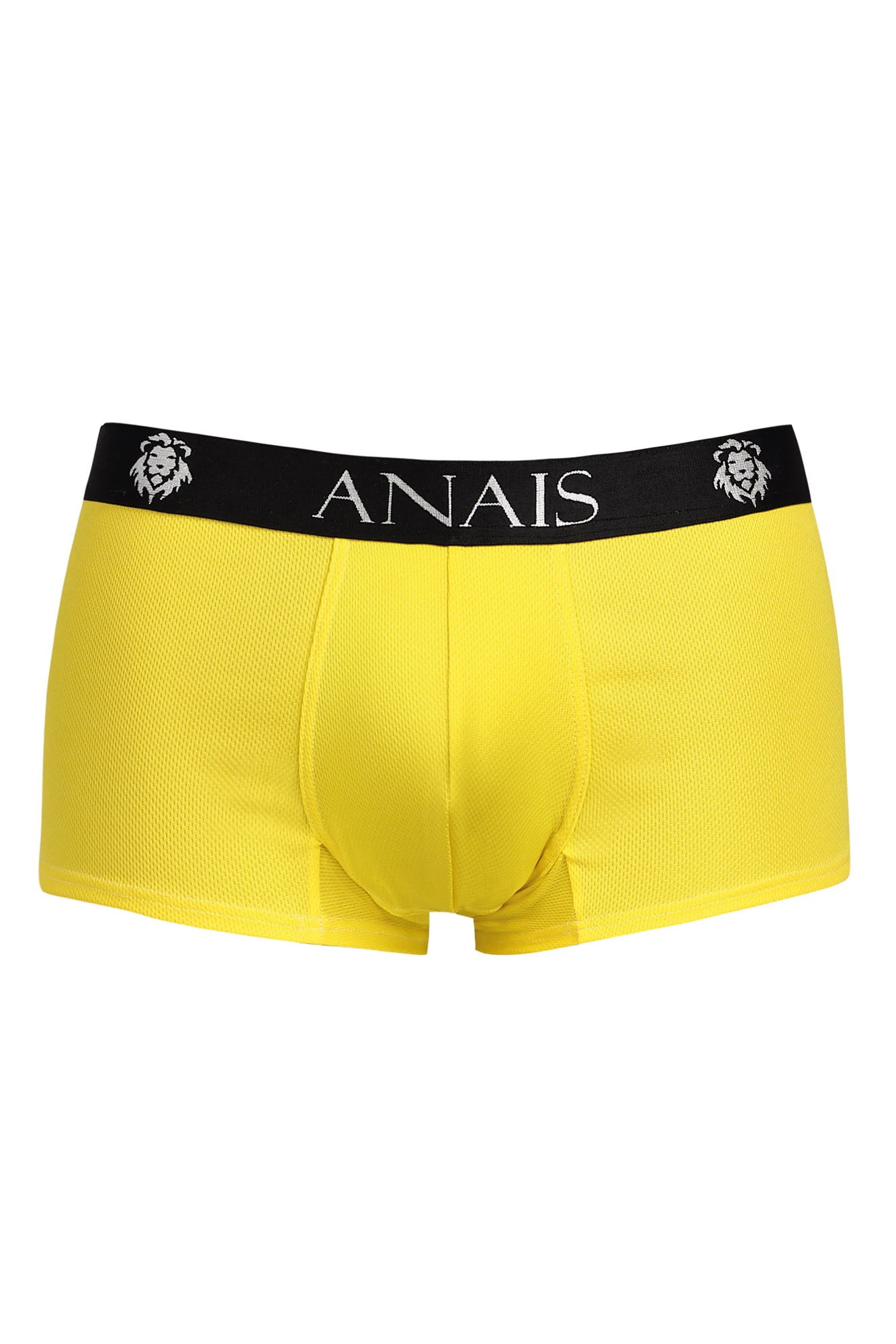 Herren Boxer Shorts 053382 gelb, Hochelastischer Jersey-Stoff, blickdicht und breiter Gummibund mit stylischem Aufdruck für besten Komfort!