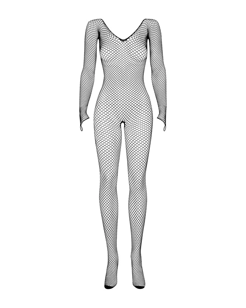 Obsessive Catsuit mit tiefen, verführerischer Ausschnitt und offenen Schritt. Weiches und elastisches Material für hohen Tragekomfort.