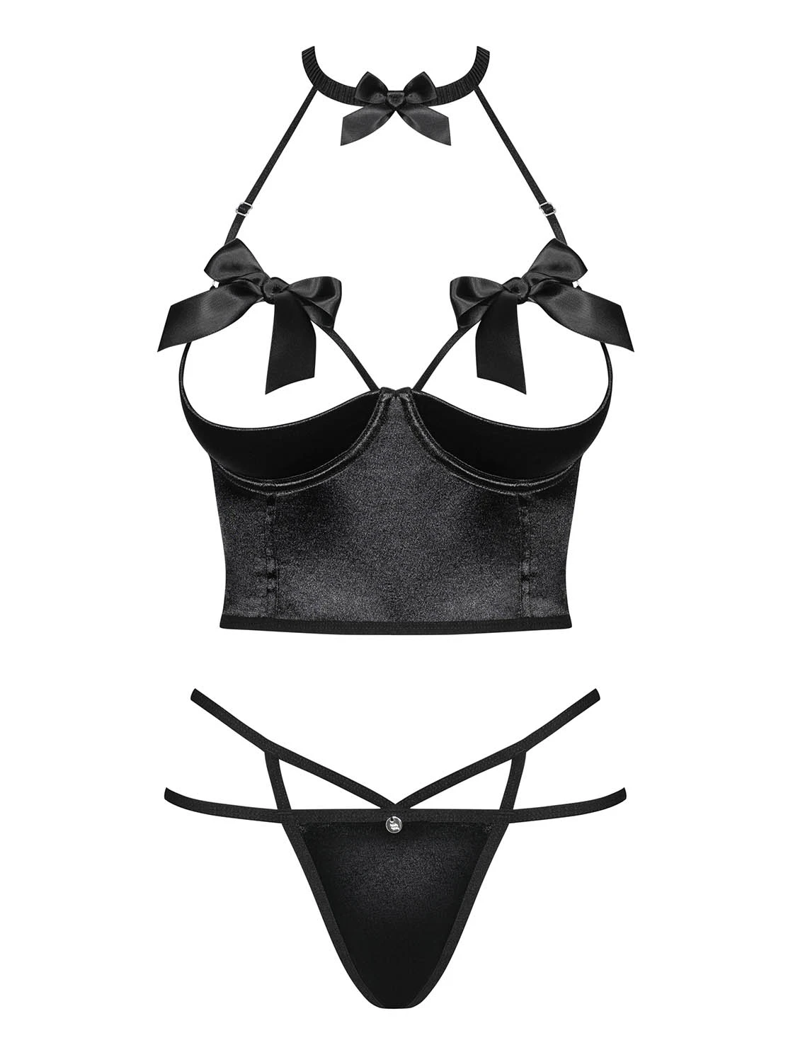 Dessous Set mit süßen Schleifen