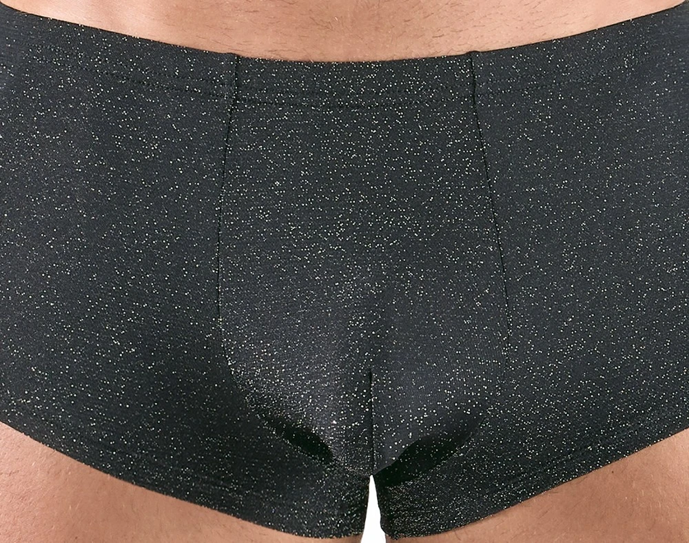 Schillernde Lurex-Pants von Svenjoyment – leicht transparent, silberglänzend und angenehm elastisch für besten Komfort