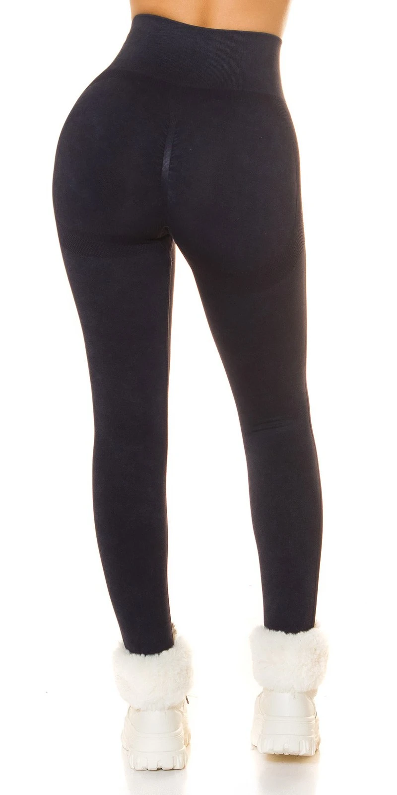 Hochgeschnittene Leggings mit Push-up-Effekt, Bauchkontrolle und modernem Acid-Waschung-Look für einen trendigen Stil Hochgeschnittene Leggings mit Push-up-Effekt, Bauchkontrolle und modernem Acid-Waschung-Look für einen trendigen Stil