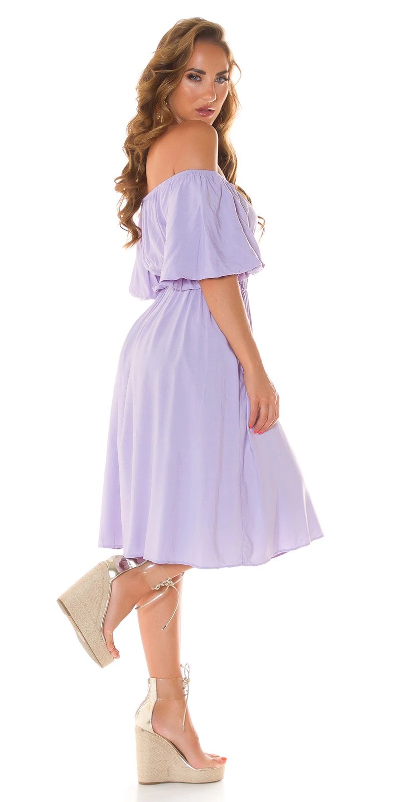 Sexy Koucla Musthave schulterfreies Midikleid Boho Style Sexy Koucla Musthave schulterfreies Midikleid Boho Style