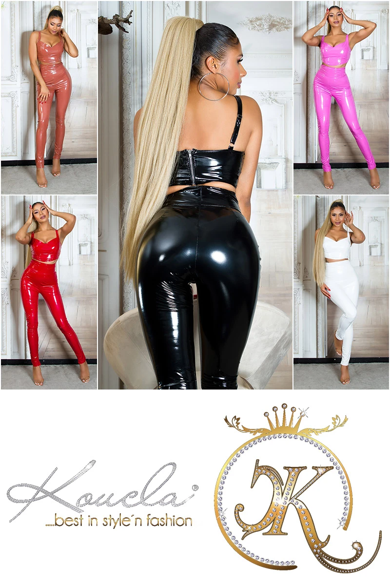 Glossy Extreme High Waist Wet Look Leggings Glossy Extreme High Waist Wet Look Leggings