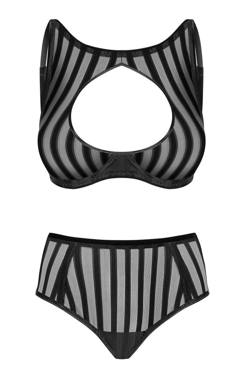 Set aus High Neck Bügel-BH und Panty