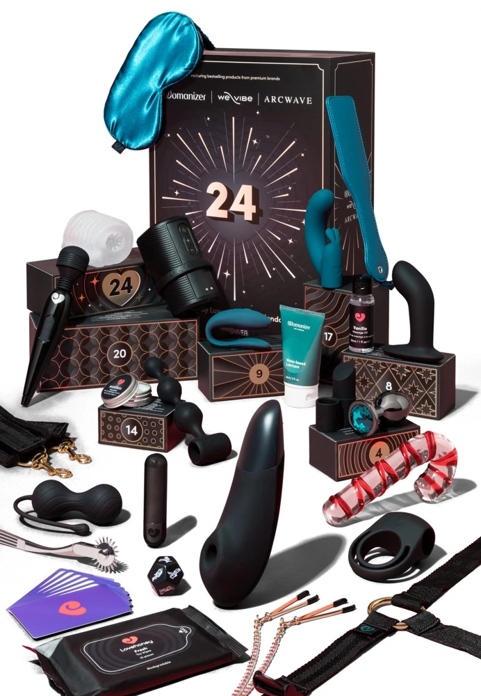 Magic shiverXLovehoney Luxury, Erotik-Adventskalender 2026 Luxury – Sexy 24 Premium-Überraschungen mit Womanizer Enhance & We-Vibe Sync Lite – Magic Shiver