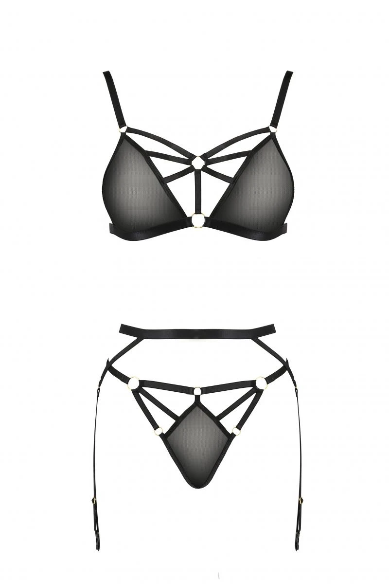 Harness Tüll Dessous Set von Passion Dessous