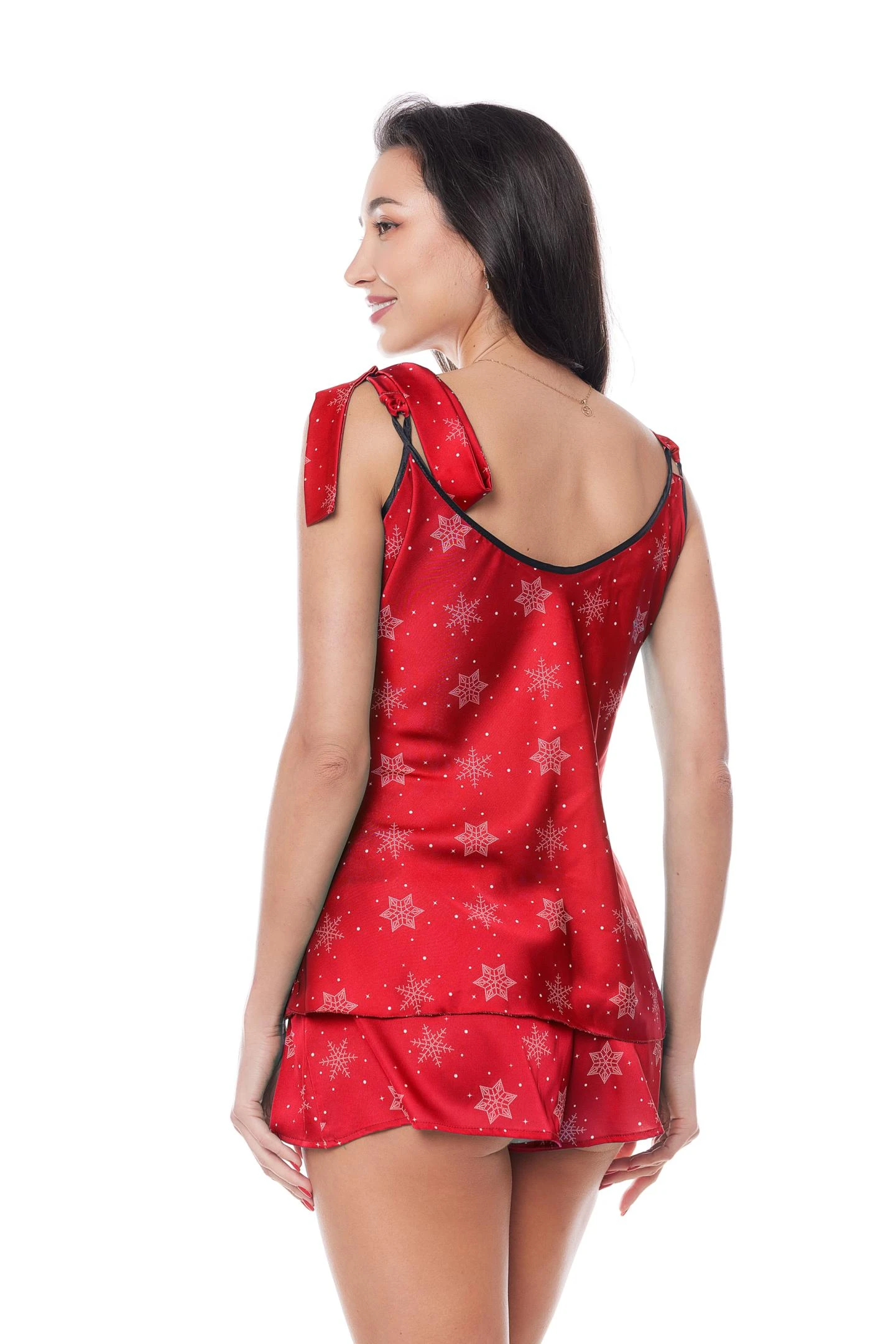 2-teiliges Dessous Set mit Weihnachtsmotiv Rentier von Anais Apparel