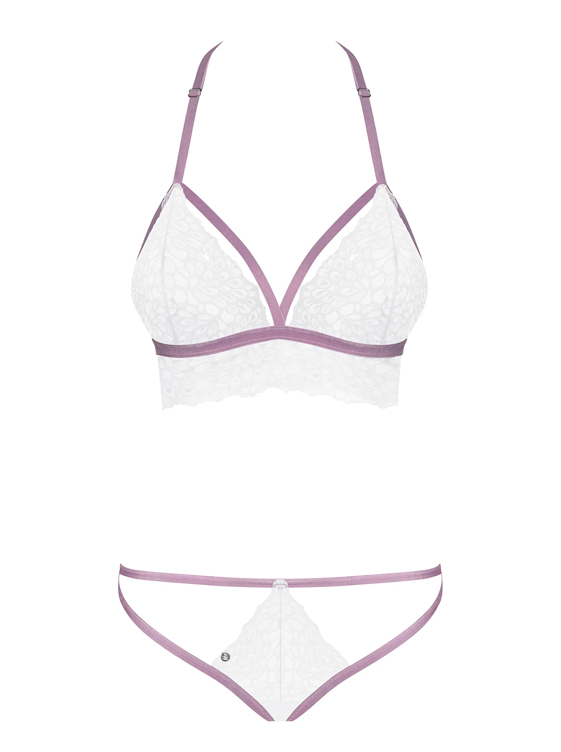 Dessous Set mit geometrischem Schnitt
