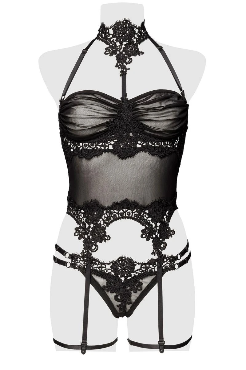 Erotik Dessous-Set mit Bustier von Grey Velvet Erotik Dessous-Set mit Bustier von Grey Velvet