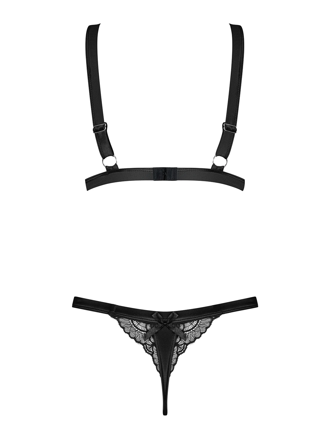 Entzückendes Dessous Set mit transparenter Spitze