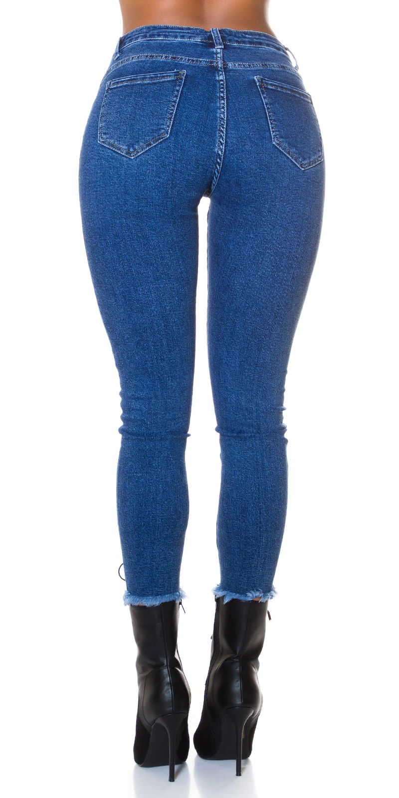 Used Look High Waist Skinny 7/8 Jeans Used Look High Waist Skinny 7/8 Jeans