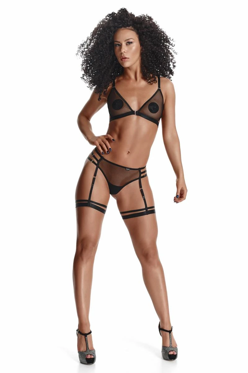 Sexy Straps-Set mit Gummibändern LX Collection
