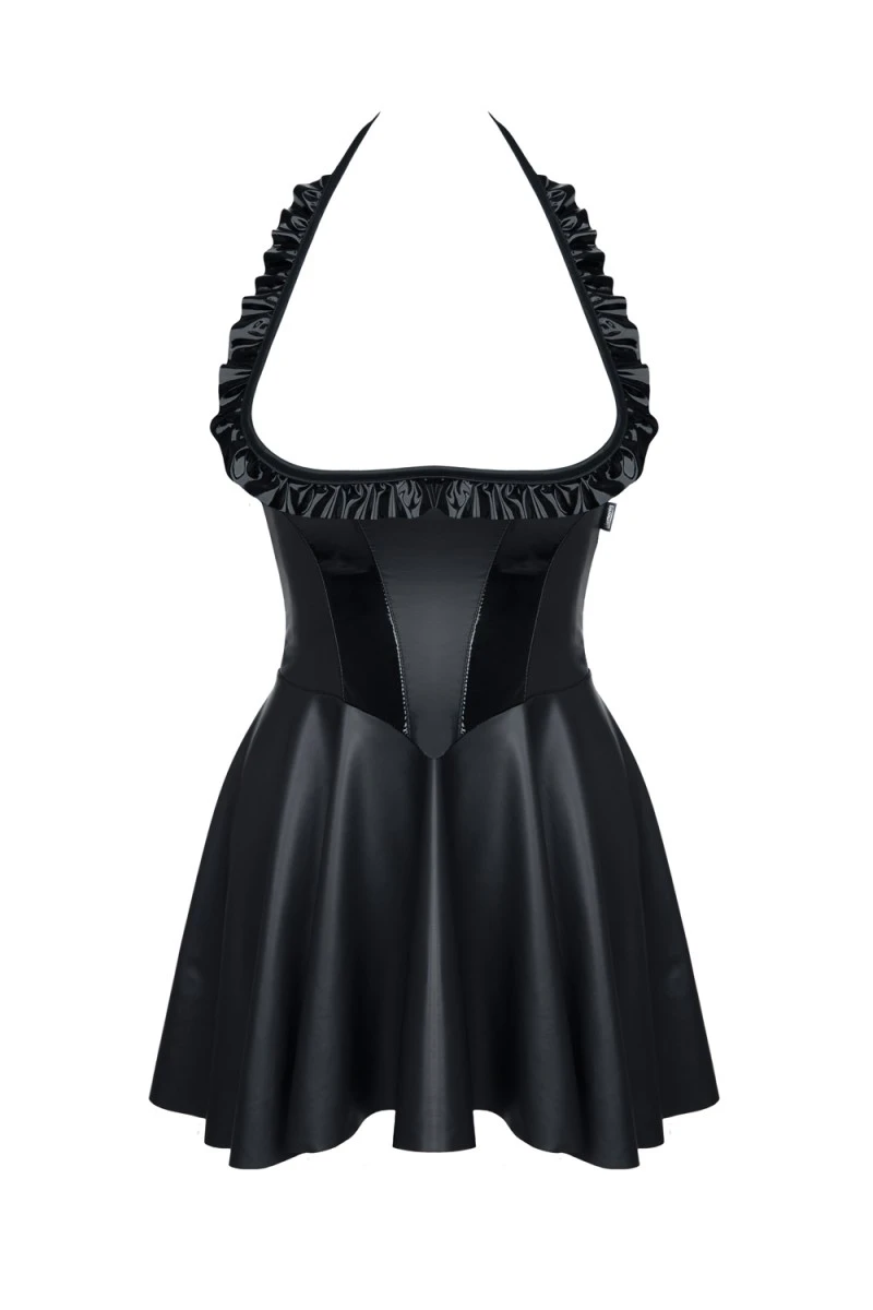 Neckolder Powerwetlook Kleid Neckolder Powerwetlook Kleid