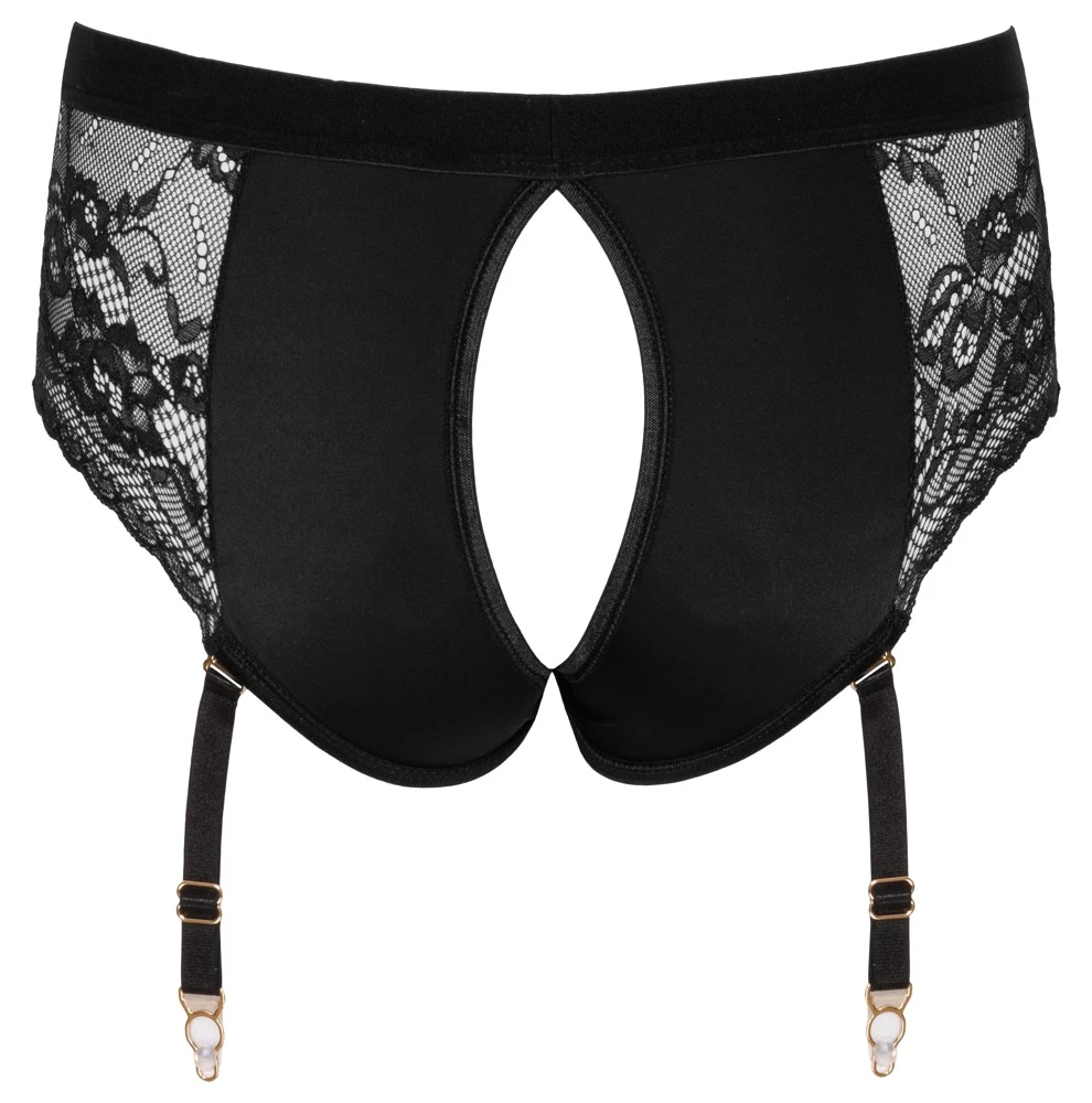 Bad Kitty Po-freie Panties mit Strap-on-Haltering vorne