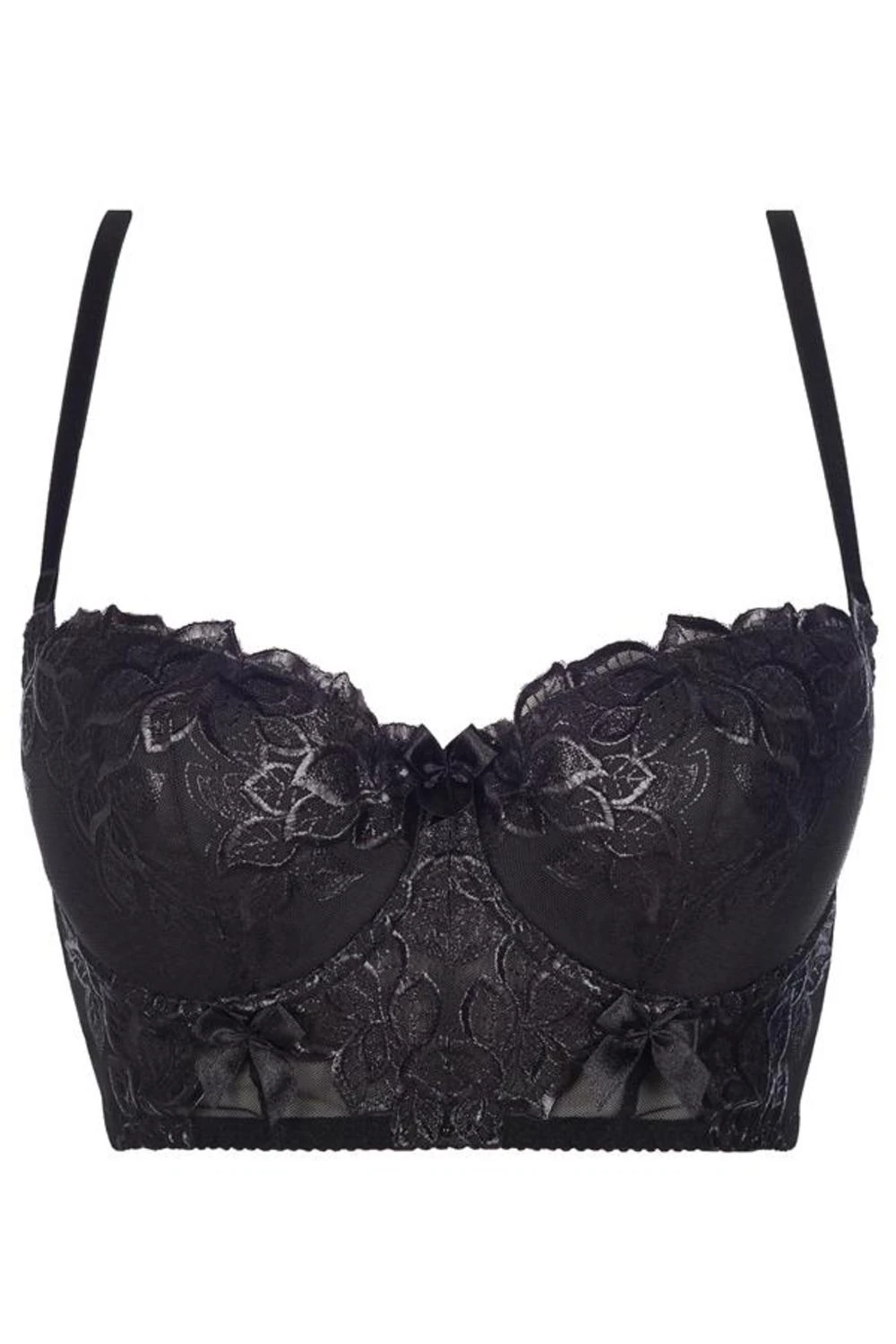 Axami schwarzes Halbkorsett mit PushUp Einlagen Axami schwarzes Halbkorsett mit PushUp Einlagen