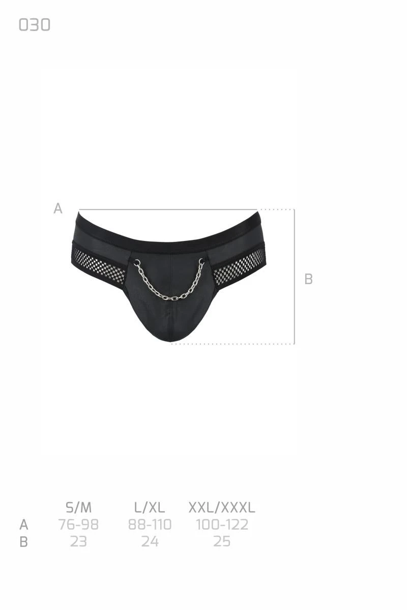 Herren Jock Strap 030 mit Metallkette von Passion Menswear