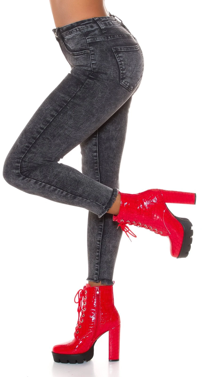 Washed out Skinny High Waist Jeans Washed out Skinny High Waist Jeans