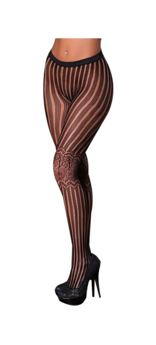 Netzstrumpfhose gestreift von Provocative Dessous