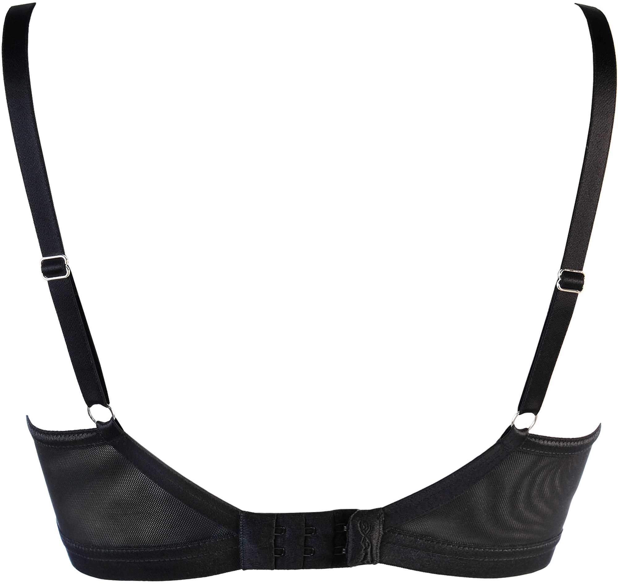 Axami BH Bügel Büstenhalter Erotisch Schwarz mit Spitzen-Details, integrierten Bügel Axami BH Bügel Büstenhalter Erotisch Schwarz mit Spitzen-Details, integrierten Bügel
