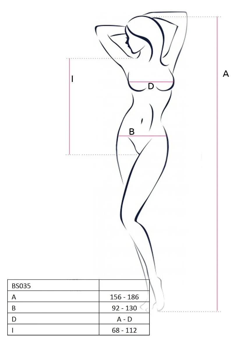 Ouvert Stretch Body mit Cut Outs von Passion Dessous