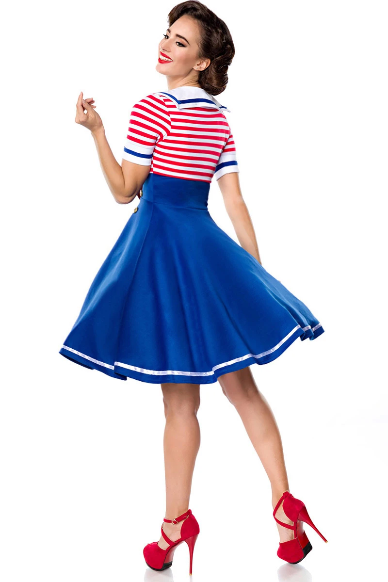 Marinekleid im Retrolook Vintage Matrosenkostüm