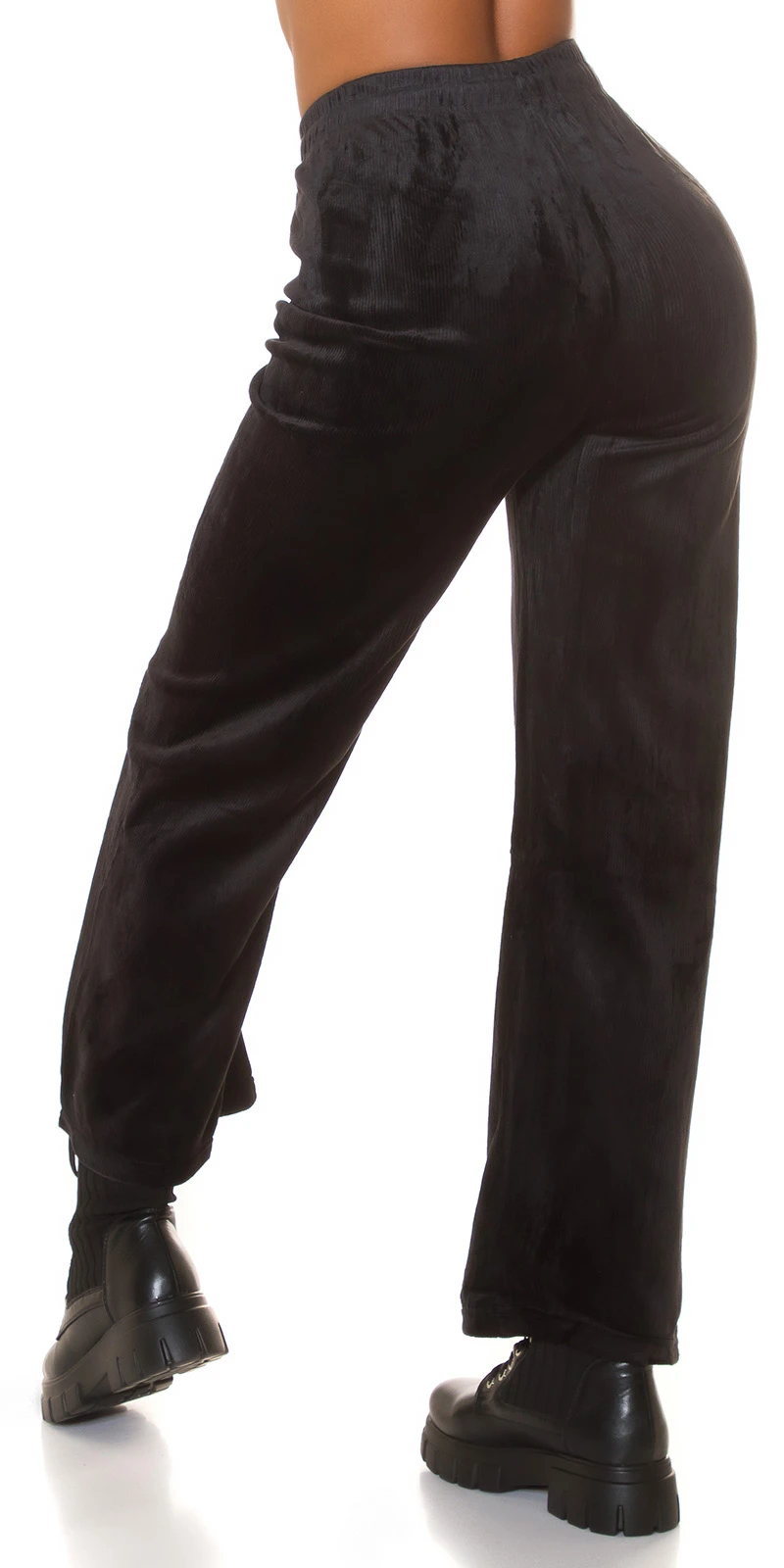 Highwaist Jogger Feincord mit Schlag Highwaist Jogger Feincord mit Schlag