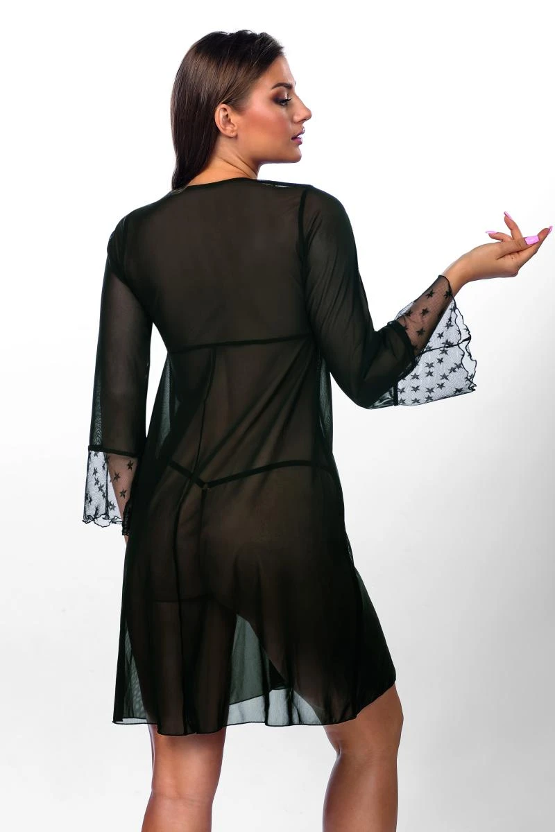 Sexy Robe mit Stern-Motiven