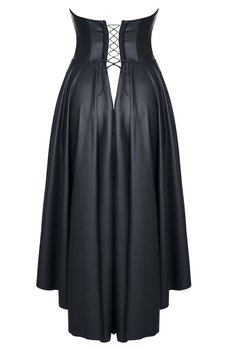 Dehnbares Wetlook Kleid Dehnbares Wetlook Kleid