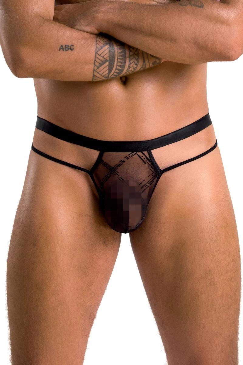 Herren String 029 transparent aus feinem Netz von Passion Menswear