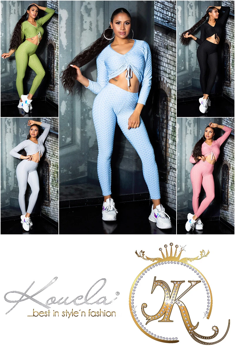 Hot Sporty Fitness Set mit Shape Struktur Hot Sporty Fitness Set mit Shape Struktur