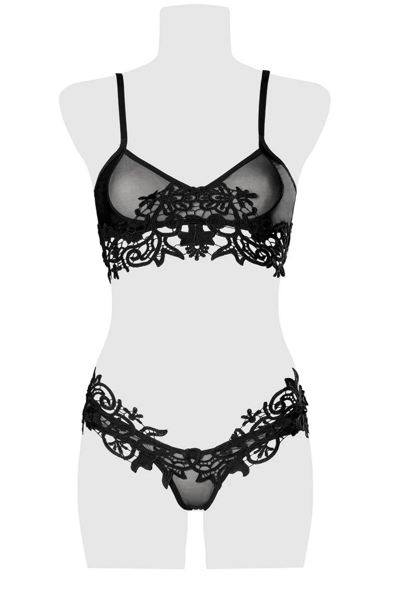 Erotik Dessous Set mit Spitze von Grey Velvet