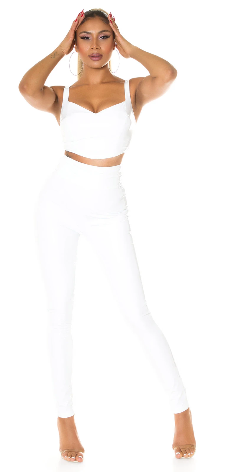 Glossy Extreme High Waist Wet Look Leggings