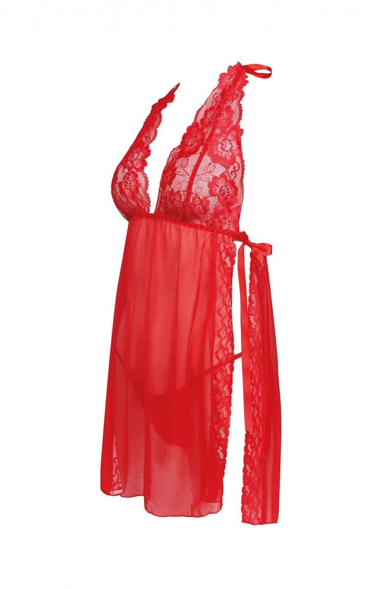 Erotisches Chiffon Babydoll
