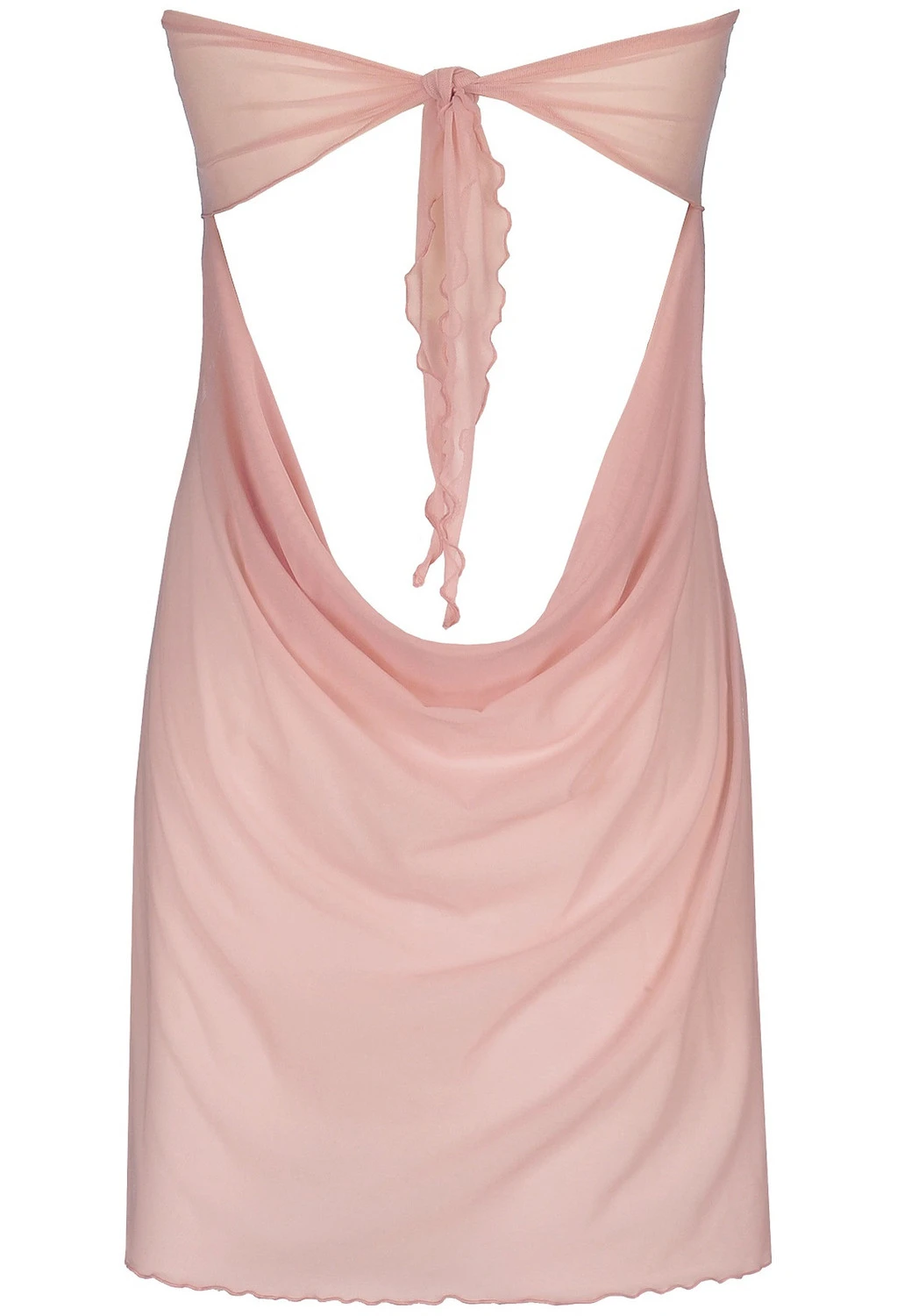 Axami zartes rosanes Babydoll mit goldener Verzierung inklusive String Axami zartes rosanes Babydoll mit goldener Verzierung inklusive String